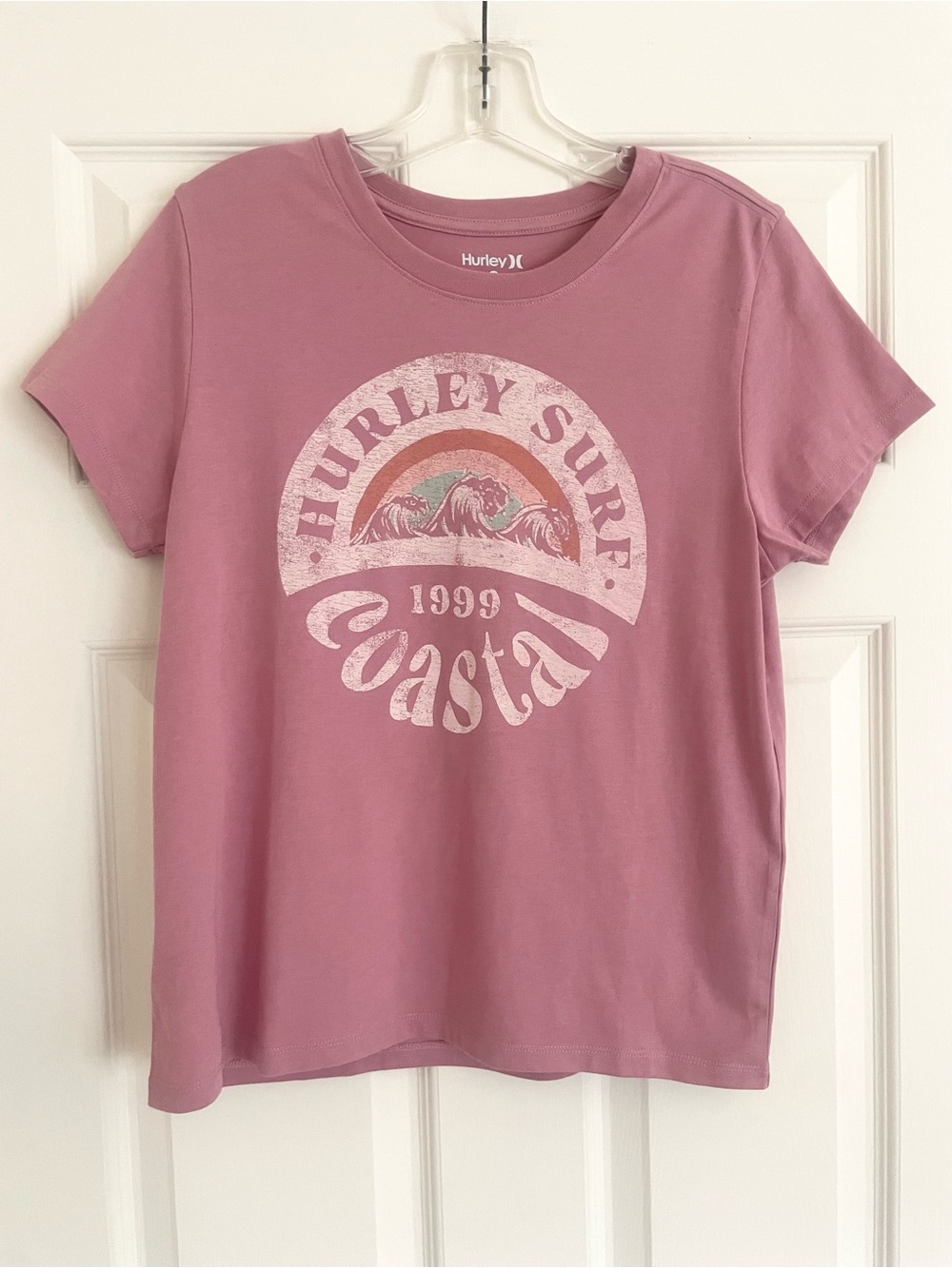 Hurley Surf Pink Coastal Graphic Tee